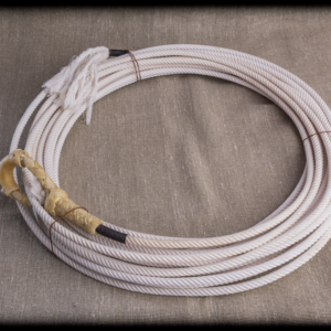 Reata de algodón 8.5 mm con hondilla de cuero crudo