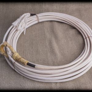 Reata de algodón 8.5 mm con hondilla de cuero crudo